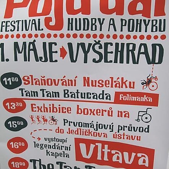 Nusle Bridge abseil on wheelchair 2015: